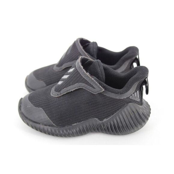 adidas FortaRun AC I Black Grey TD Infant 6C Shoes Sneakers EF0147 - Picture 9 of 11